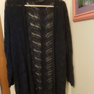 Navy cardigan